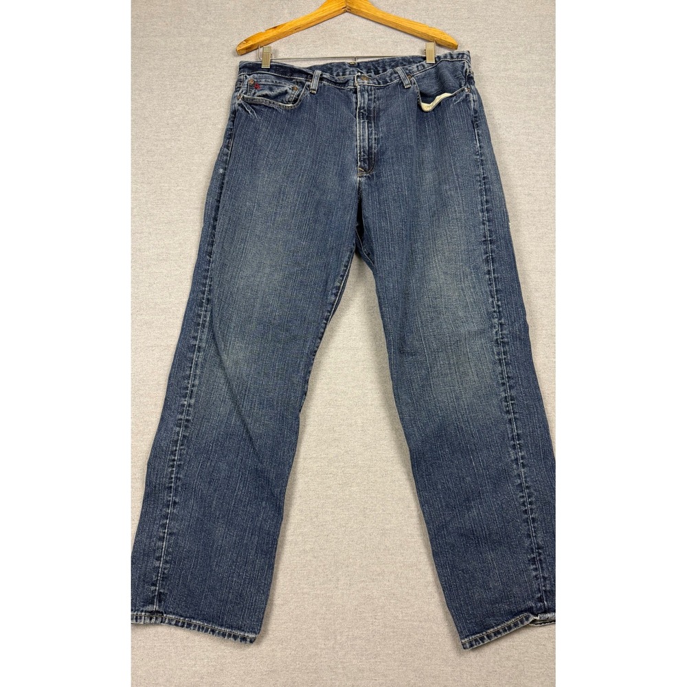 Polo Ralph Lauren 300 Jeans Mens 36x30 Medium Wash Blue Straight Leg Denim 35x28